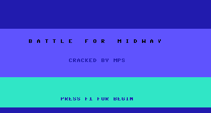 Battle for Midway Title Screen